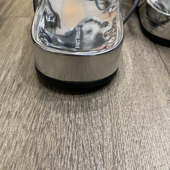 Tory Burch Miller Cloud Sandals in Argento Size 7.5 - Picture 8 of 14